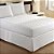 Saia para Cama Box Solteiro 1,90x90x32cm Branco SANTISTA Linha Prata - Imagem 1