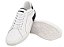 Tênis Masculino Dolce Gabanna Portofino Branco Costura Vermelha Pepa Preta - Imagem 3