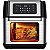 Fritadeira Elétrica Aiwa AW-OT10 1.500 watts 220V 50 / 60 Hz Preto com Prata - Imagem 1