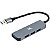 Hub USB HB-403 com 4 Portas USB 3.0 Cinza MTEK - Imagem 1