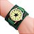 Relógio Retro Punk Rock Estilo Estrela Padrão Grande Pulseira de Couro Manguito - Imagem 2