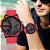 Relógio Masculino Grande Calendário de Luxo Dial de Alta-End Luxo e Moda Vermelho - Imagem 4