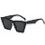 Óculos de Sol Feminino Olho de Gato Dsigner de Marca de Luxo Elegante Oversize PC Frame Gradient Candy - Imagem 5