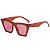 Óculos de Sol Feminino Olho de Gato Dsigner de Marca de Luxo Elegante Oversize PC Frame Gradient Candy - Imagem 8