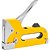 Grampeador Tapeceiro Profissional Manual 6mm a 10mm Amarelo VONDER - Imagem 1