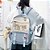 Mochila Universitária Escolar Feminina Impermeável com Porta Notebook - Imagem 1