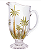 Jarra de Cristal ROJEMAC Chumbo Palm Tree Handpaint 1,5 Litros - Imagem 2