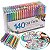 Canetas Multicolor Ballpoint Pen Gel  Refil Set Escola Colorida Brilhante - Imagem 1