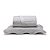 Colcha Queen 2,4M x 2,6M Boutis Dinis 02 Cinza SANTISTA - Imagem 2