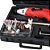 Micro Retífica Mondial 170 Watts 1/8-3/32 com 44 Acessórios Preto com Vermelho - Imagem 3