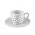 Jogo de Xícaras para Café de Porcelana com Pires Petit 90ml 12 peças ETILUX - Imagem 2
