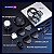 Barbeador Masculino Elétrico Masculino USB LCD Impermeável 7D Cabeça Flutuante Preto com Cinza - Imagem 2