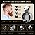 Barbeador Masculino Elétrico Masculino USB LCD Impermeável 7D Cabeça Flutuante Preto com Cinza - Imagem 3