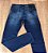 Calça Masculina Jeans PHILIPP PLEIN Azul Médio Rasgada Skinny - Imagem 2