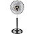 Ventilador MEGA STAR FAN1816A 18” 3 Pás 75 Watts 220V ~50/60 Hz Preto com Prata - Imagem 1