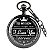 Relógio Medalhão Moda Flip Quartz Pocket Watch em Aço Inoxidável - Imagem 3
