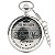 Relógio Medalhão Moda Flip Quartz Pocket Watch em Aço Inoxidável - Imagem 2