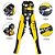 Ferramenta Manual para Descascar Fios Elétricos Strippers Crimping Terminal 0.2-6.0 mm Multifunction Amarela - Imagem 2