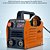 Mini Máquina de Soldagem Elétrica Portátil Digital Display TOPSHAK ZX7-250 250A 220V Laranja - Imagem 7