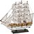 Barco Decorativo de Madeira 40x37 cm Mabruk Branco - Imagem 1