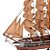 Barco Decorativo de Madeira 34 cm Mabruk - Imagem 2