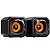 Caixa de Som Speaker Quanta 2 de 5 Watts com Mini Jack 3.5 mm Preto com Laranja - Imagem 1