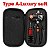 Kit de Ferramenta para Corte e Enxerto Jardim com 03 Lâminas Bolsa Preto - Imagem 2