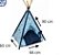 PET - Tenda para Cães e Gatos Geométrico Tecido de Algodão e Poliéster - Imagem 3