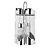 Kit Galheteiro de Vidro com 04 Peças 02 Porta Temperos 02 Porta Condimentos e 01 Suporte - Imagem 1