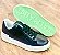 Tênis Masculino BALMAIN Preto com Verde em Couro - Imagem 1