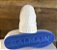 Tênis Masculino BALMAIN Branco com Azul em Couro - Imagem 3