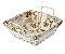 Cesta Quadrada Paris 23cm DOLCE HOME - Imagem 1