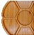 Petisqueira de Bambu Flor com 07 Divisórias 24cm DOLCE HOME - Imagem 2