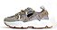 Tênis Masculino DOLCE & GABBANA Daymaster2 Cano Baixo Branco Creme Mostarda - Imagem 2
