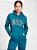 Moletom Feminino GAP Adulto com Logo Bordado Azul Petróleo - Tamanho M - Imagem 2
