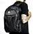 Mochila Unissex Universitária Escolar para Notebook Preto - Imagem 3