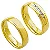 Aliança Anatômica de Ouro 18k 750 Largura 5.00mm Altura 1.70mm / Aliança Anatômica de Ouro 18k 750 com 15 Brilhantes de 2.25 Pontos Largura 5.00mm Altura 1.70mm - Imagem 1