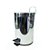 Lixeira CLINK de Inox com Pedal e Balde de 03 Litros Prata - Imagem 3