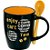 Caneca de Cerâmica Enjoy com Colher 325 ml MABRUK 02 Unidades - Imagem 5