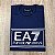 Camiseta Masculina ARMANI Empório Armani Azul Marinho Detalhe Branco - Imagem 3