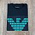 Camiseta Masculina ARMANI Preto Logo Trapelato - Imagem 4