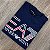 Camiseta Masculina ARMANI Empório Armani Azul Marinho Detalhe Vermelho - Imagem 4