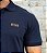 Polo Masculina HB Azul Marinho Logo Laranja - Imagem 2