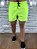 Bermuda Short Masculino LCT Verde Fluorescente Secagem Rápida - Imagem 1