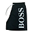 Bermuda Short Masculino HUGO BOSS Preto Praia Escrito Branco - Imagem 2