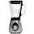Liquidificador AIWA 500 Watts 05 Velocidades + Pulsar 220 - 240 V ~ 50 / 60 Hz Prata com Preto - Imagem 1
