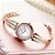 Relógio Feminino Top Luxo Rhinestone Watch em Aço Inoxidável Quartzo - Imagem 8