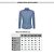 Camisa Masculina HB Manga Longa Azul Bic - Imagem 4