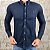 Camisa Masculina TH Manga Longa Azul Marinho - Imagem 1