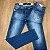 Calça Masculina Jeans JOHN JOHN Azul Médio Manchada - Imagem 1